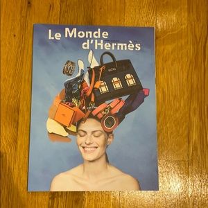 Hermès styling catalogue and ribbon